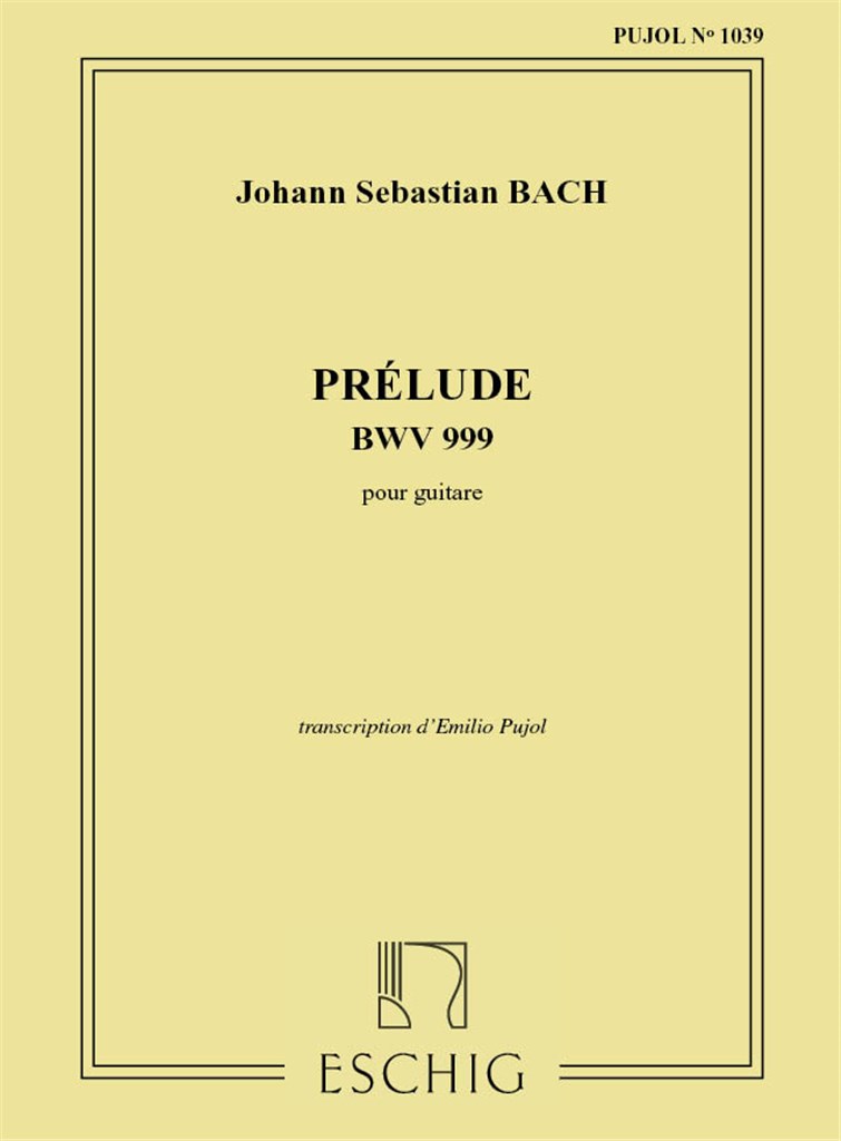 Prelude Bwv 999